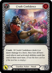 Crush Confidence (Red) [Welcome to Rathe Unlimited] Unlimited Rainbow Foil - Flesh And Blood Single