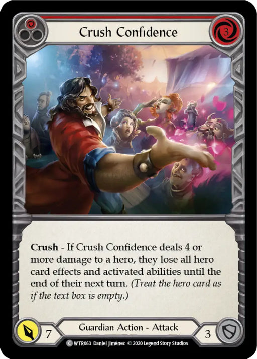 Crush Confidence (Red) [Welcome to Rathe Unlimited] Unlimited Rainbow Foil - Flesh And Blood Single