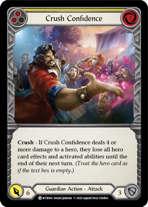 Crush Confidence (Yellow) [Welcome to Rathe Unlimited] Unlimited Rainbow Foil - Flesh And Blood Single