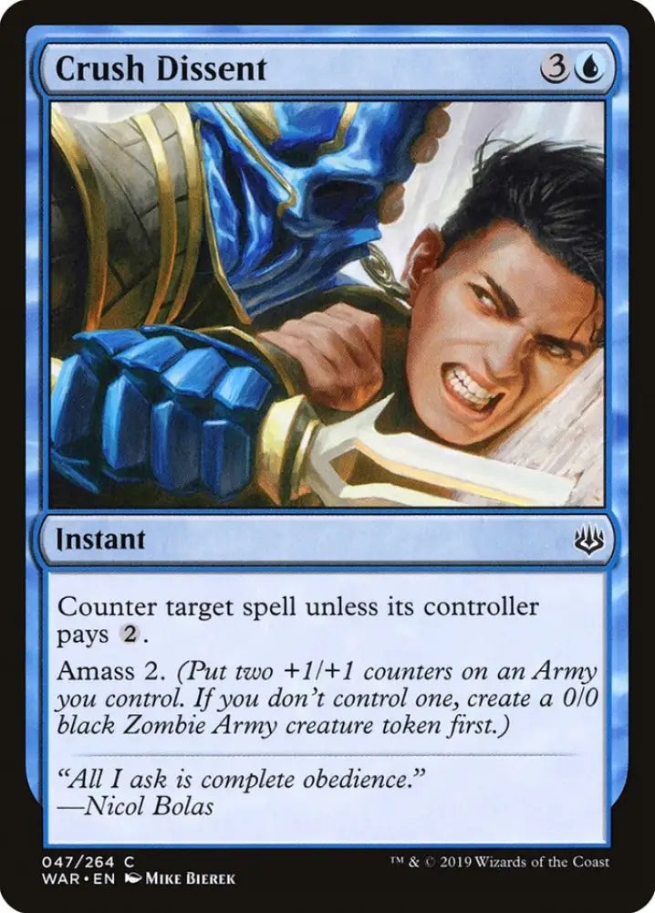 Crush Dissent [War of the Spark] - MTG Single