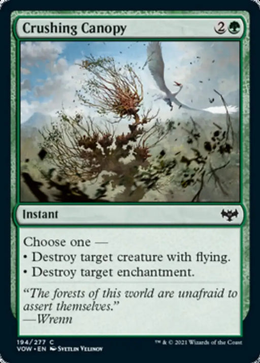 Crushing Canopy [Innistrad: Crimson Vow] - MTG Single