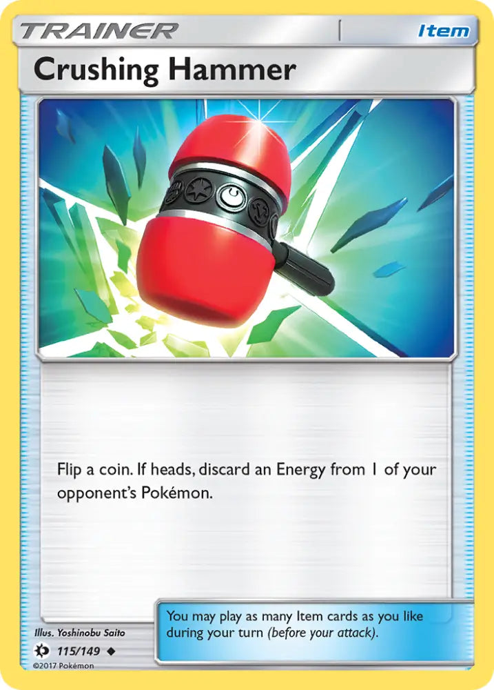 Crushing Hammer (115/149) [Sun & Moon: Base Set] - Pokemon Single