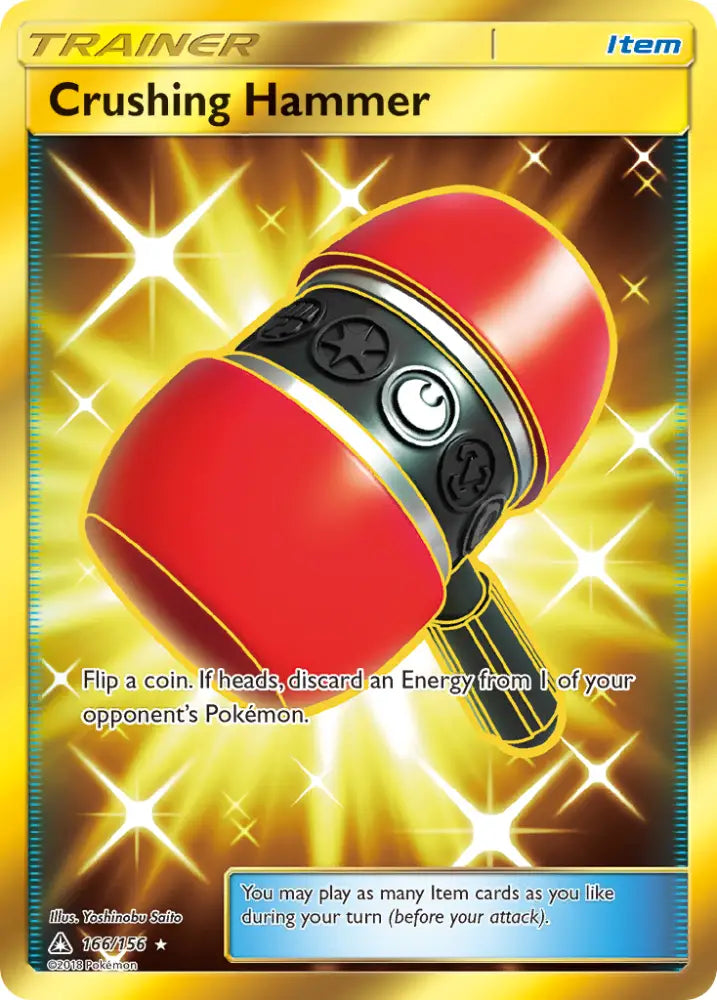 Crushing Hammer (166/156) [Sun & Moon: Ultra Prism] - Pokemon Single