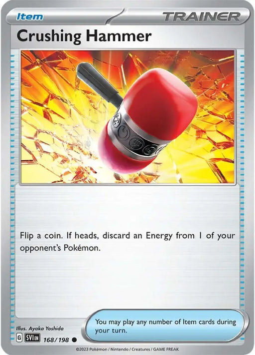 Crushing Hammer (168/198) [Scarlet & Violet: Base Set] - Pokemon Single