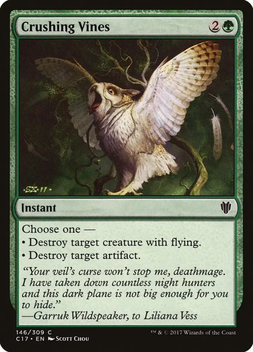 Crushing Vines [Commander 2017] - MTG Single