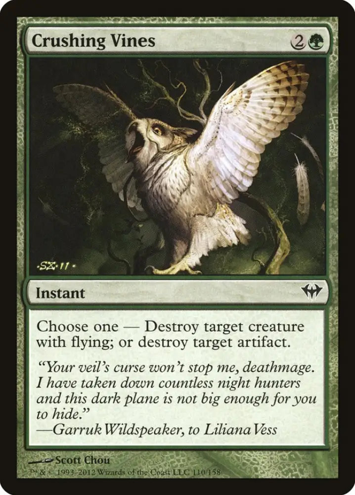 Crushing Vines [Dark Ascension] - MTG Single