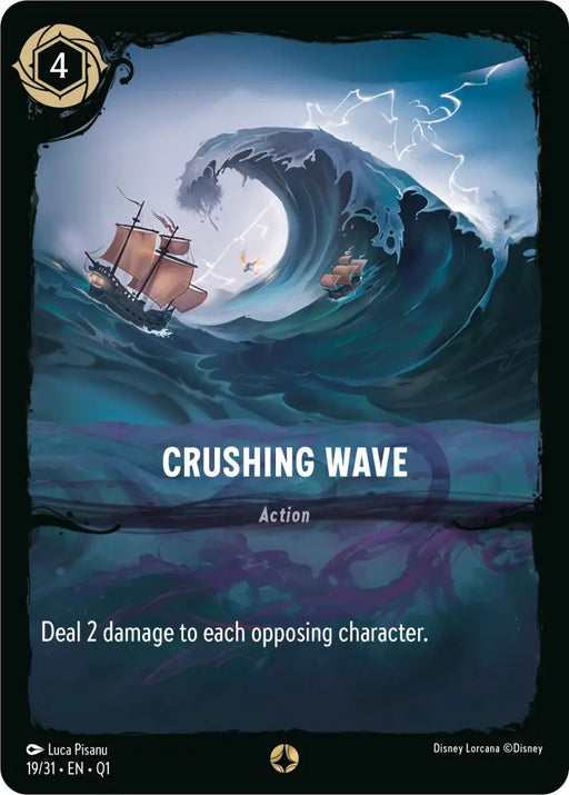Crushing Wave (19/31) [Illumineer’s Quest: Deep Trouble] - Lorcana Single