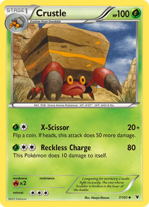 Crustle (7/101) [Black & White: Noble Victories] - Pokemon Single