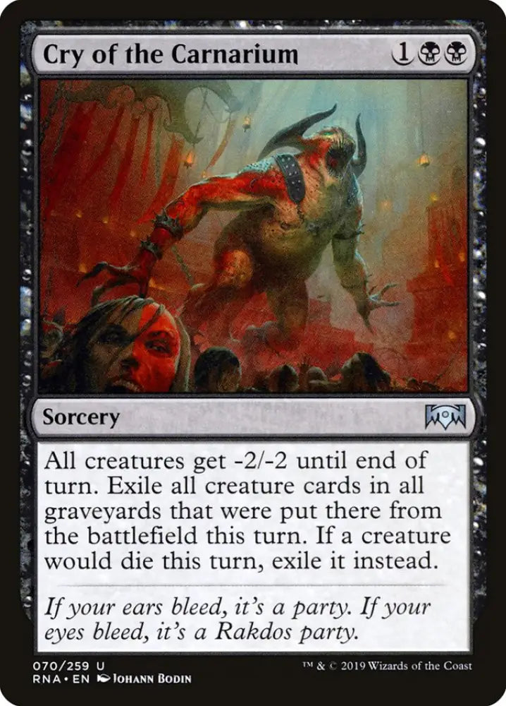 Cry of the Carnarium [Ravnica Allegiance] - MTG Single