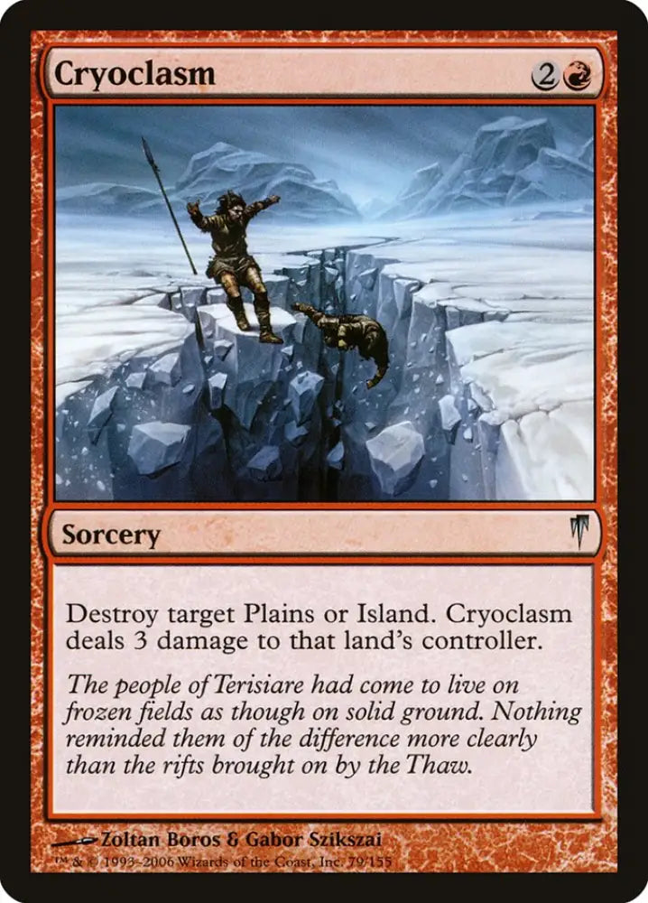 Cryoclasm [Coldsnap] - MTG Single