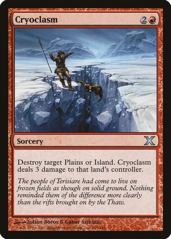 Cryoclasm [Tenth Edition] - MTG Single