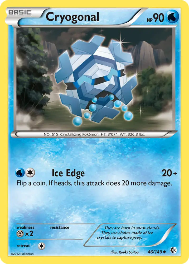 Cryogonal (46/149) [Black & White: Boundaries Crossed] - Pokemon Single