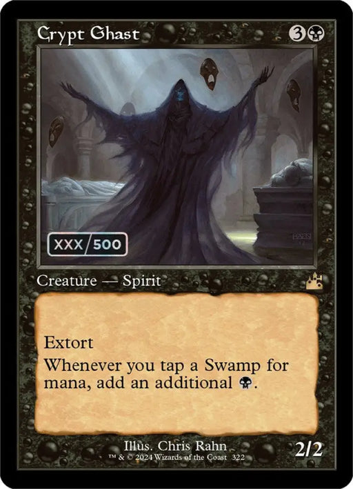 Crypt Ghast (Retro) (Serialized) [Ravnica Remastered] - MTG Single