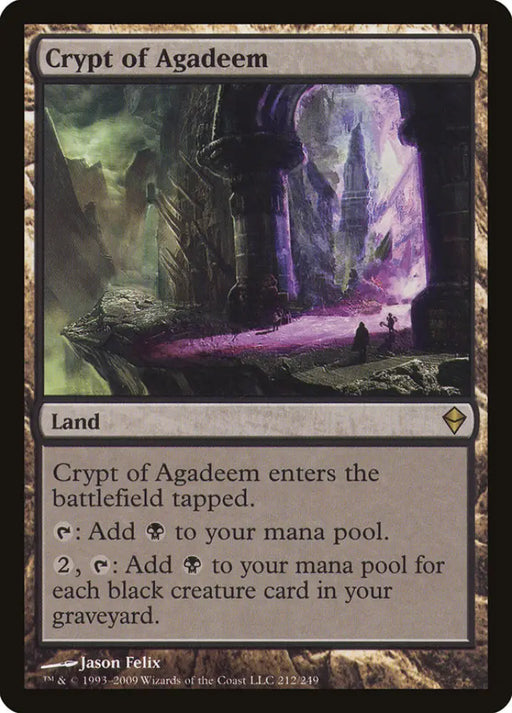 Crypt of Agadeem [Zendikar] - MTG Single