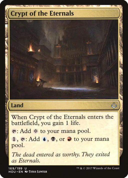 Crypt of the Eternals [Hour of Devastation] - MTG Single