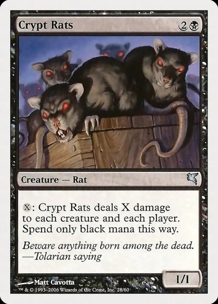 Crypt Rats [Hachette UK] - MTG Single