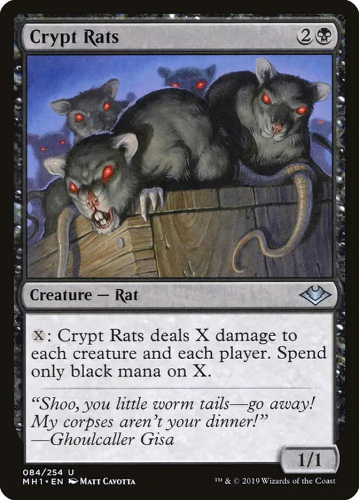 Crypt Rats [Modern Horizons] - MTG Single