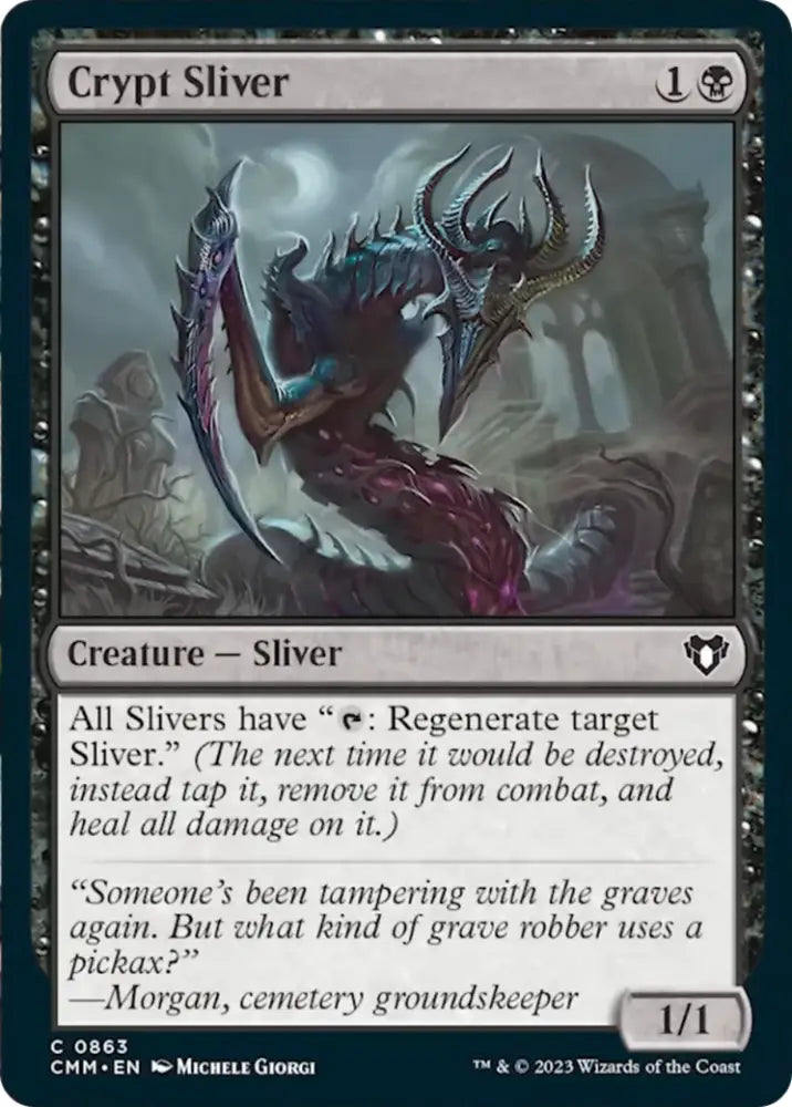 Crypt Sliver [Commander Masters] - MTG Single