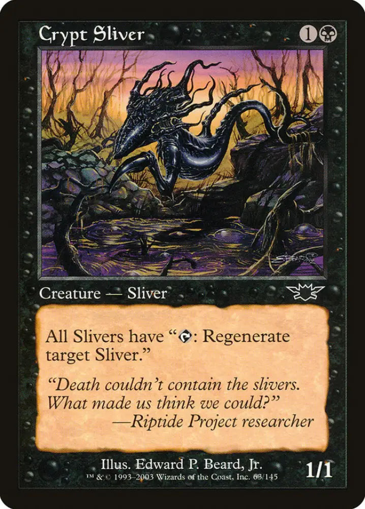 Crypt Sliver [Legions] - MTG Single