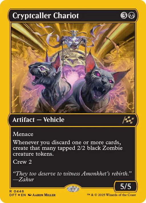 Cryptcaller Chariot (First-Place Foil) [Aetherdrift] - MTG Single