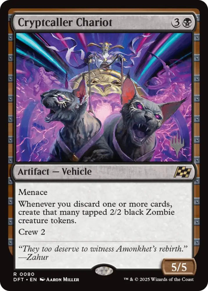 Cryptcaller Chariot (Promo Pack) [Aetherdrift Promos] - MTG Single