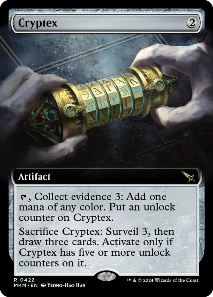 Cryptex (Extended Art) [Murders at Karlov Manor] - MTG Single