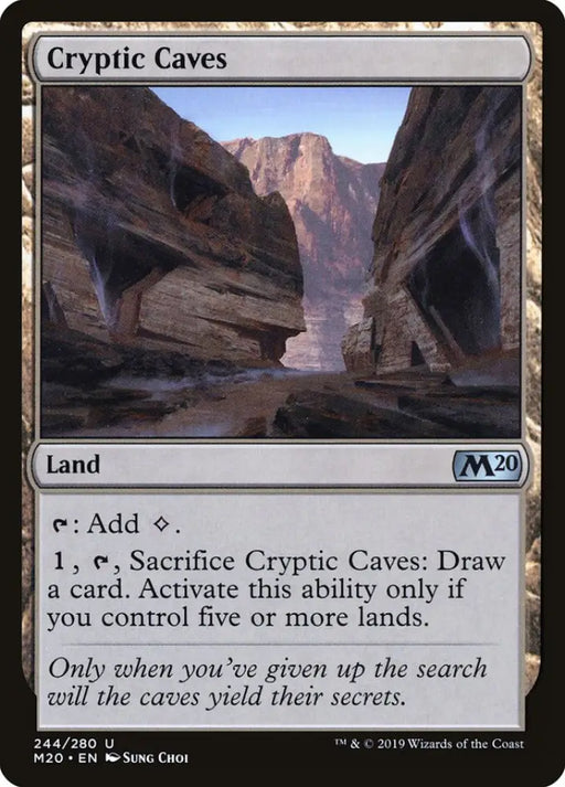 Cryptic Caves [Core Set 2020] - MTG Single