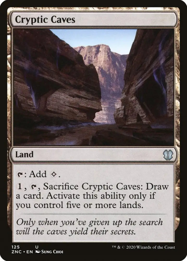 Cryptic Caves [Zendikar Rising Commander] - MTG Single