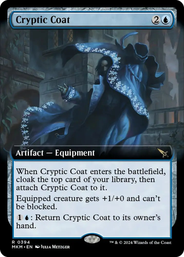 Cryptic Coat (Extended Art) [Murders at Karlov Manor] - MTG Single