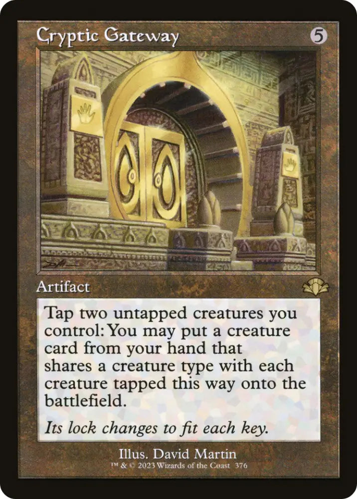 Cryptic Gateway (Retro) [Dominaria Remastered] - MTG Single