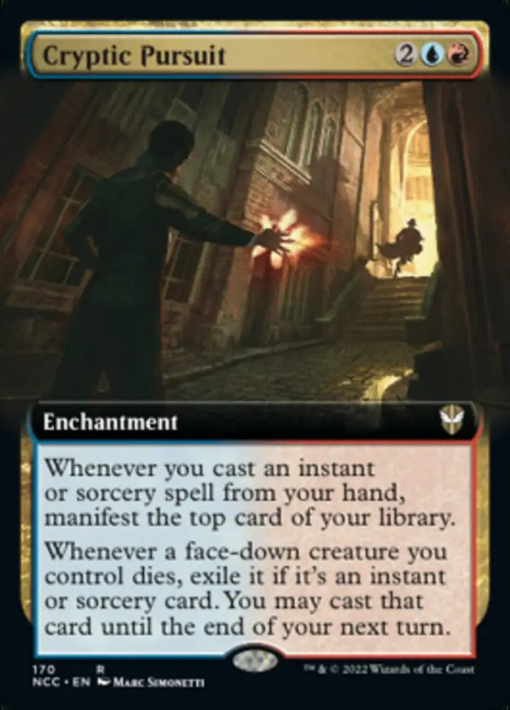 Cryptic Pursuit (Extended Art) [Streets of New Capenna Commander] - MTG Single
