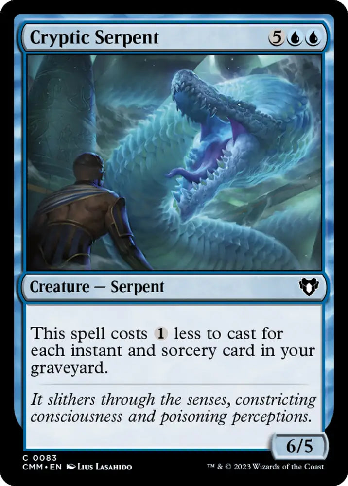 Cryptic Serpent [Commander Masters] - MTG Single