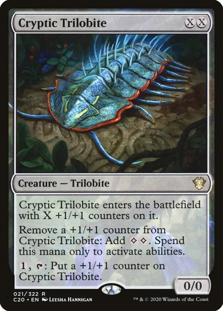 Cryptic Trilobite [Commander 2020] - MTG Single