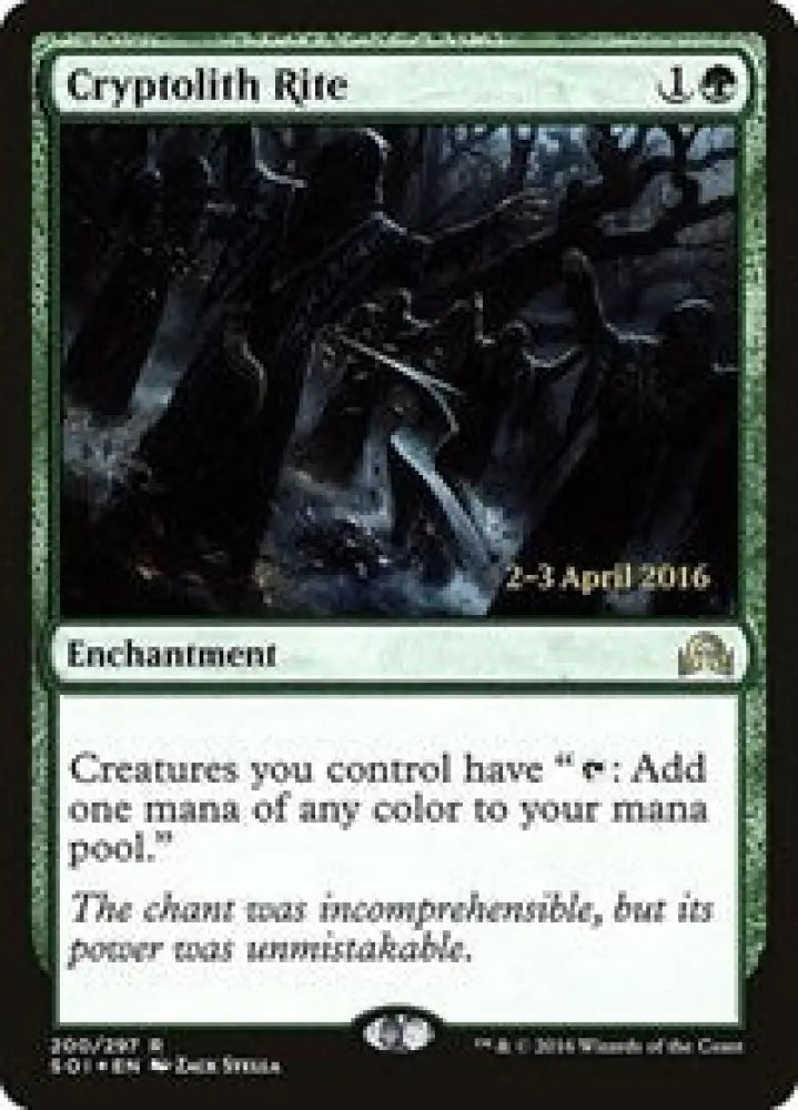Cryptolith Rite (200) [Prerelease Cards]