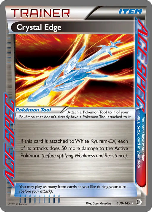 Crystal Edge (138/149) [Black & White: Boundaries Crossed] - Pokemon Single