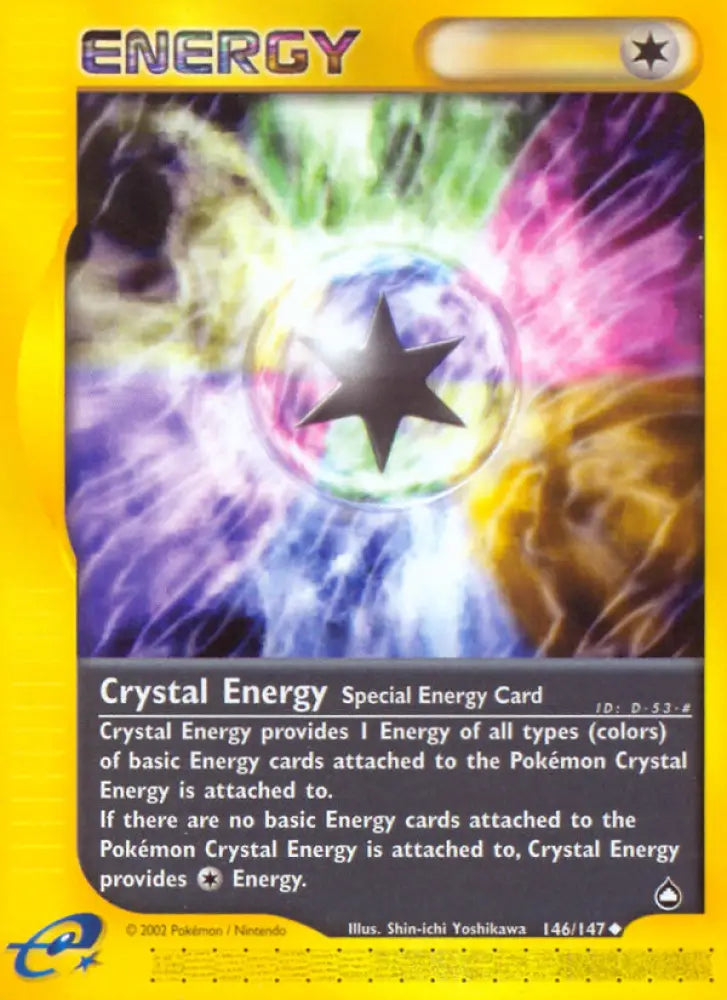 Crystal Energy (146/147) [Aquapolis] - Pokemon Single