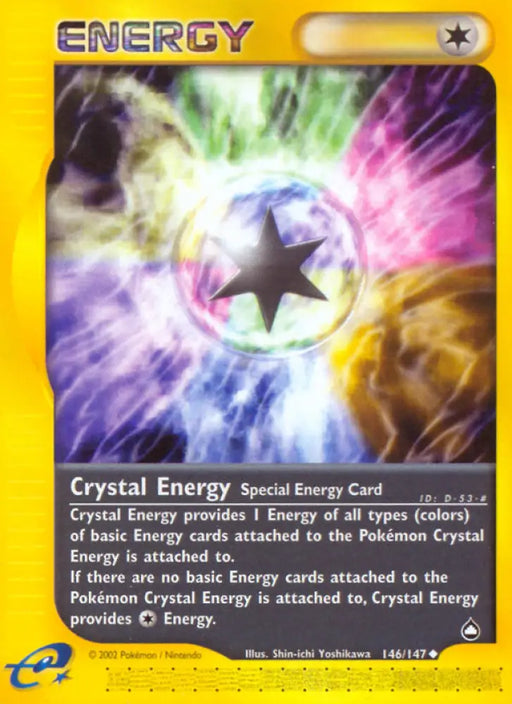 Crystal Energy (146/147) [Aquapolis] - Pokemon Single
