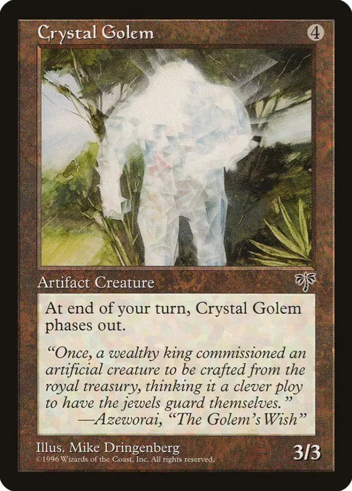 Crystal Golem [Mirage] - MTG Single
