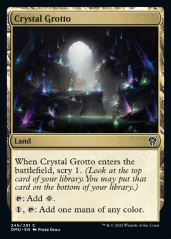 Crystal Grotto [Dominaria United] - MTG Single