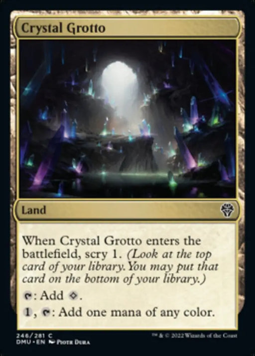 Crystal Grotto [Dominaria United] - MTG Single