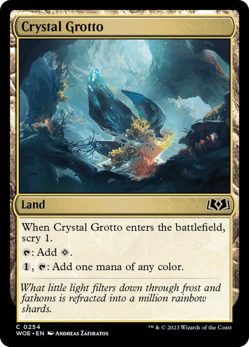Crystal Grotto [Wilds of Eldraine] - MTG Single