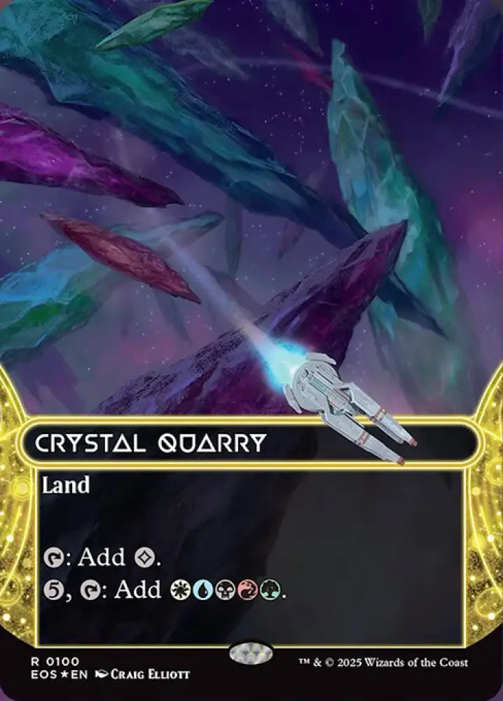 Crystal Quarry (100) [Edge of Eternities: Stellar Sights]
