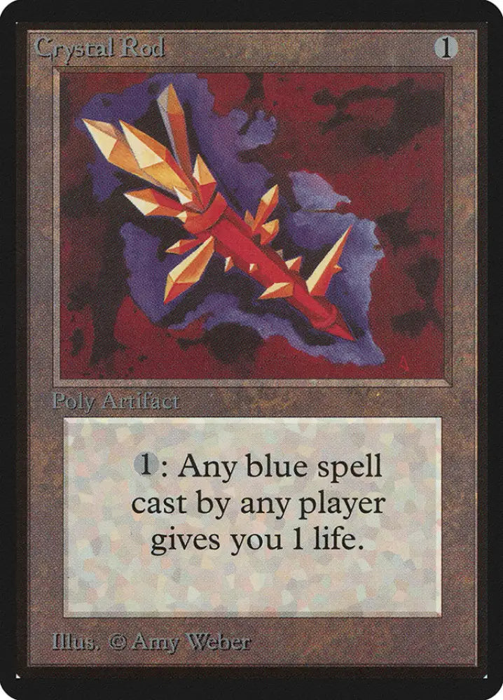 Crystal Rod [Beta Edition] - MTG Single