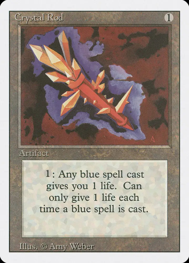 Crystal Rod [Revised Edition] - MTG Single