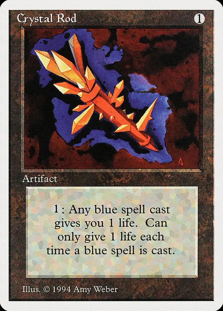 Crystal Rod [Summer Magic / Edgar] - MTG Single