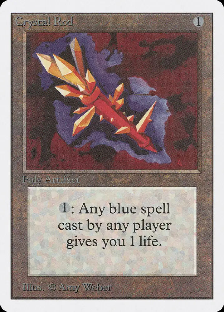Crystal Rod [Unlimited Edition] - MTG Single