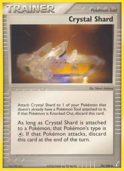 Crystal Shard (76/100) [EX: Crystal Guardians] - Pokemon Single