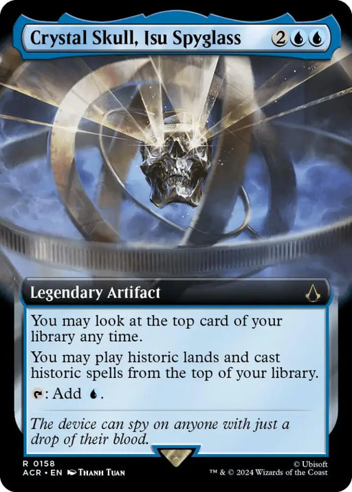 Crystal Skull Isu Spyglass (Extended Art) [Assassin’s Creed] - MTG Single