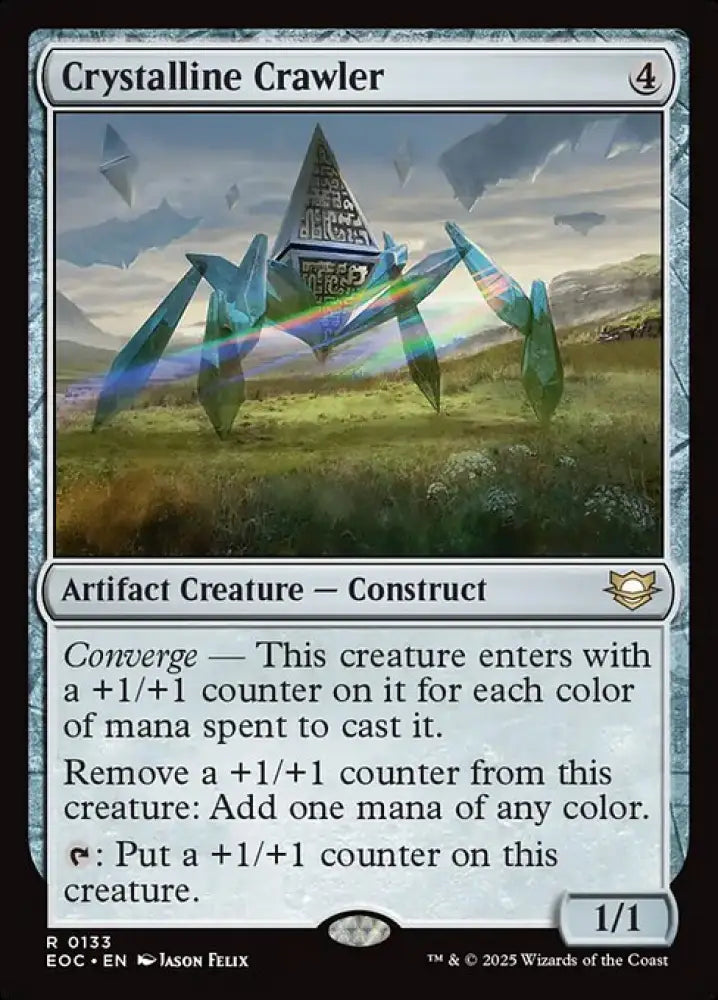 Crystalline Crawler (133) [Edge of Eternities Commander]