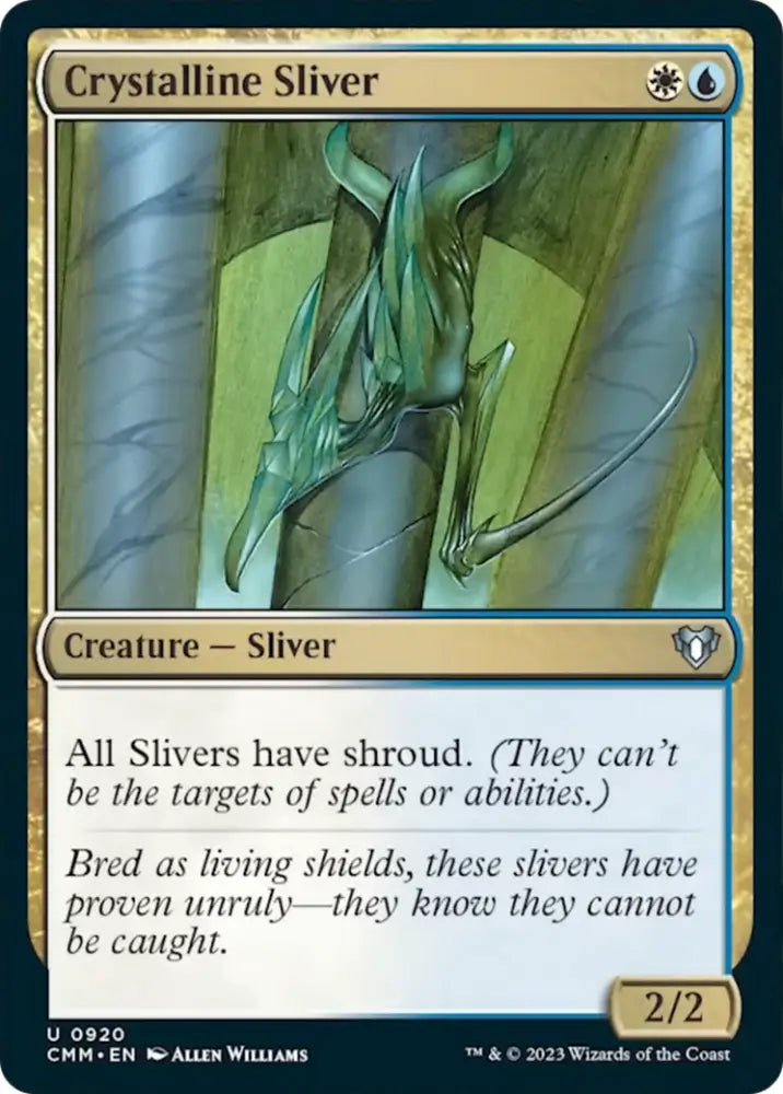 Crystalline Sliver [Commander Masters] - MTG Single